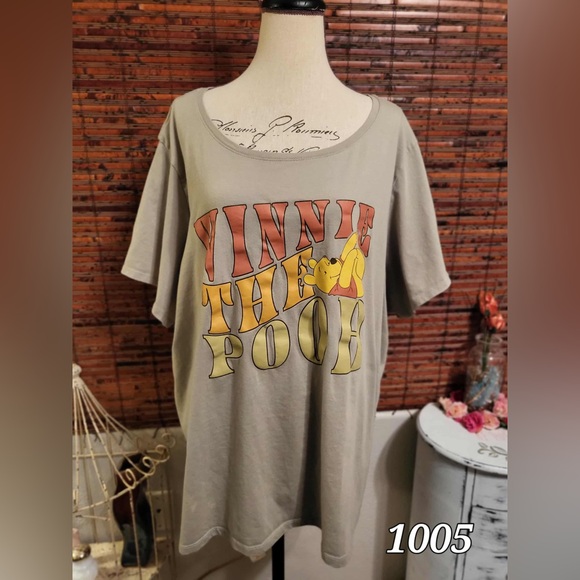 Disney Tops - Disney Gray Winnie the Pooh Tee